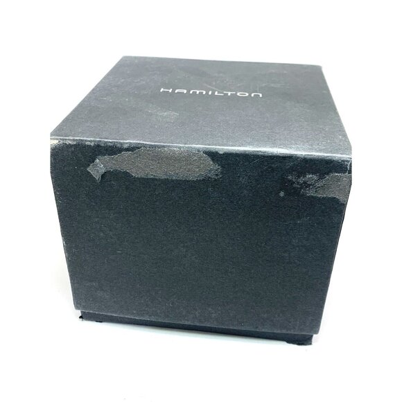 Hamilton Watch Presentation Black Cardboard Box Display Empty - Picture 7 of 9